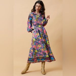 LIKE NEW Emily Lovelock Cheetah Dress